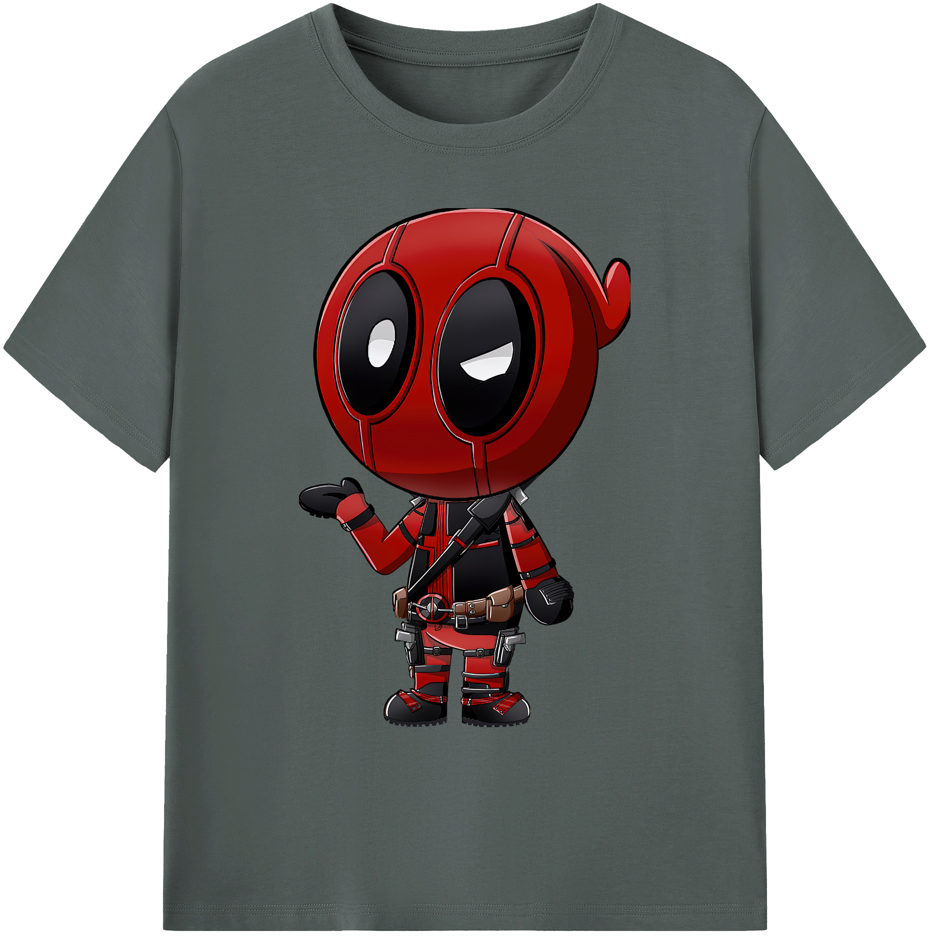 （画像用） Deadpool デッドプール 綿100％ メンズ半袖Tシャツ｜肌触りやわらか＆通気性